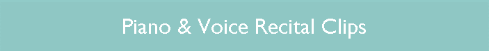 Piano Recital Clips